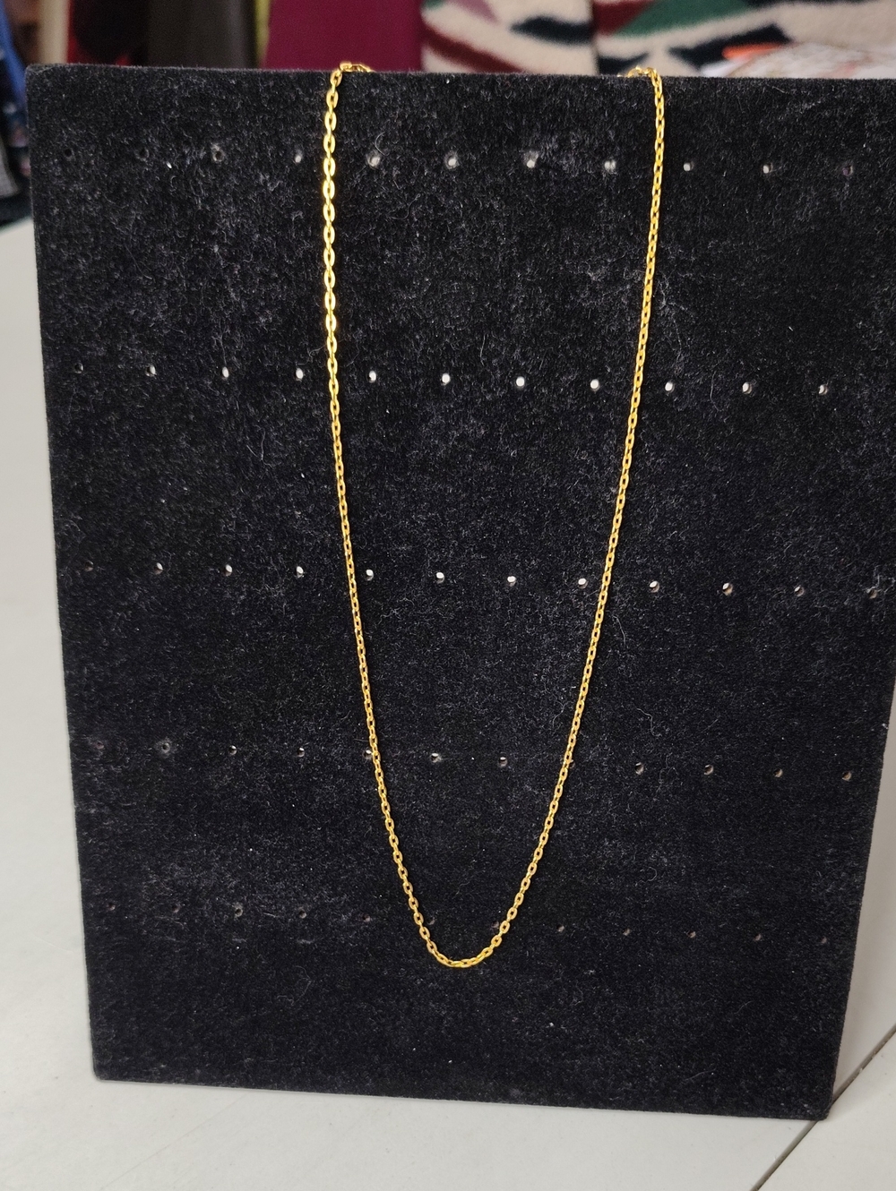 Unbranded Gold Plated 18" Mini Chain Necklace